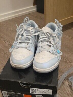Nike Dunk Low Susan Fang Artist Collection (Women's) Light blue bridal LimitedEd